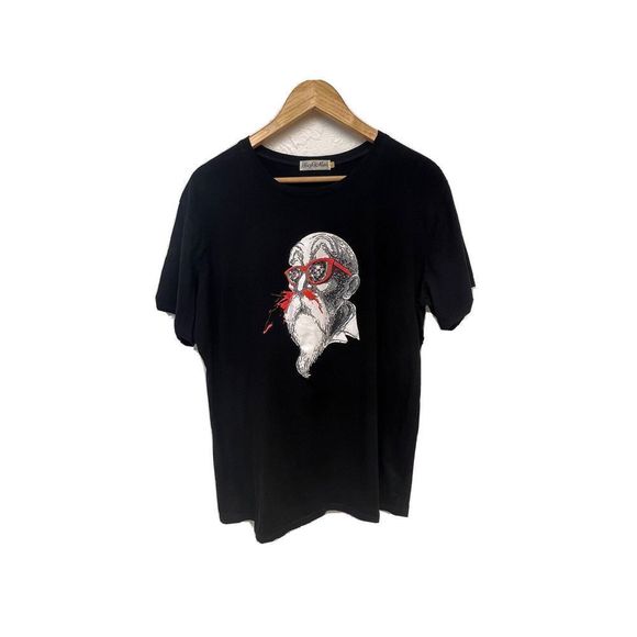Suofei Man Asian Size 4 XL Black Dragon Ball Master Roshi Crew Neck Tee (LG) - Picture 1 of 4